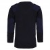 Джемпер V-neck 50% wool /СИНИЙ